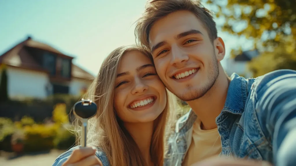 Best Mortgages for August 2024: Find Your Perfect Loan Happy young couple who have secured a mortgage for their new home.