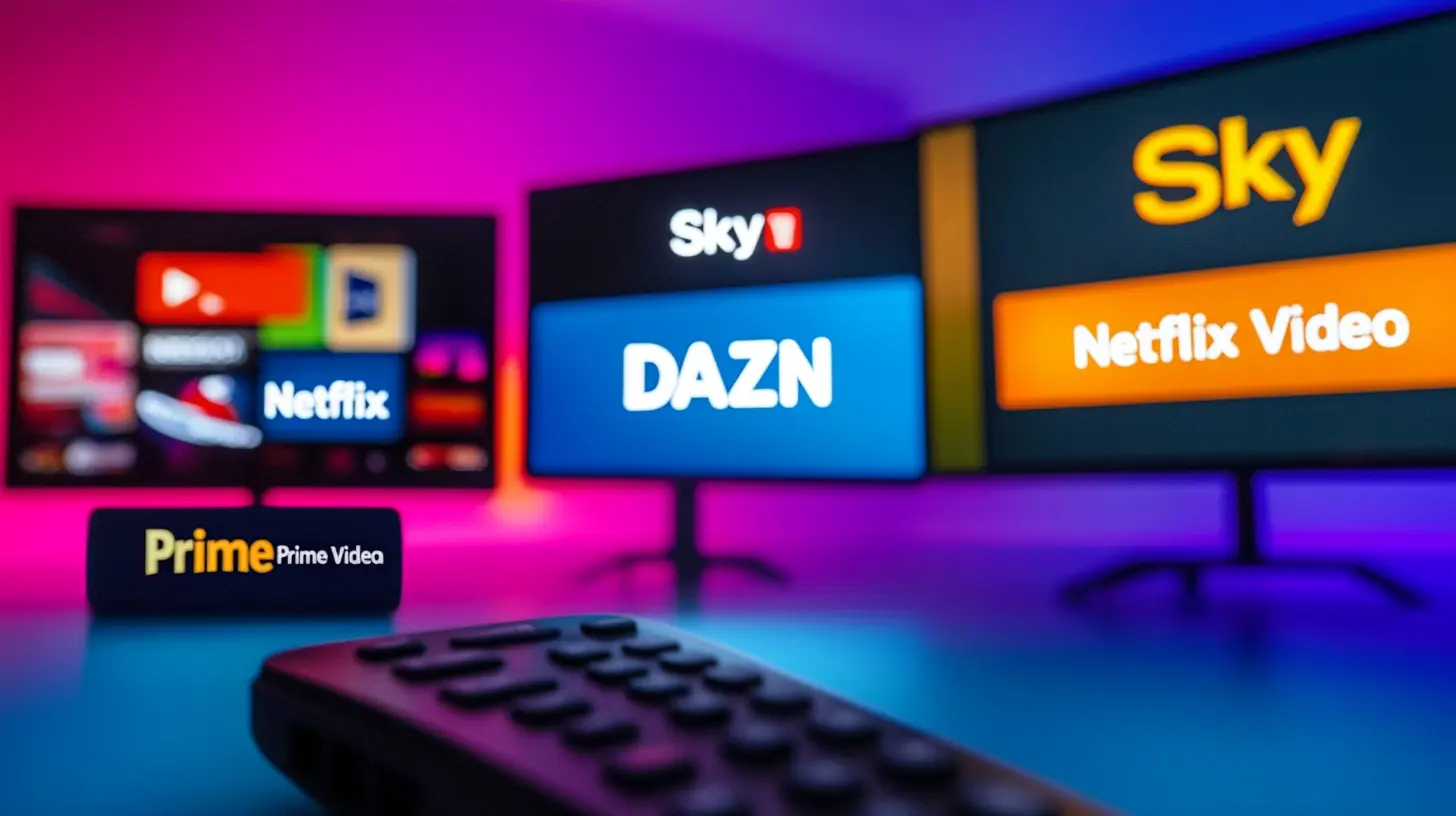 Confronto tra Sky, DAZN, Netflix e Prime Video