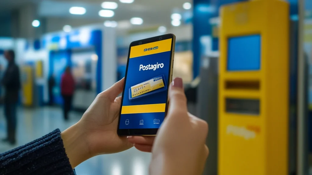 Persona che annulla un postagiro tramite l'app BancoPosta