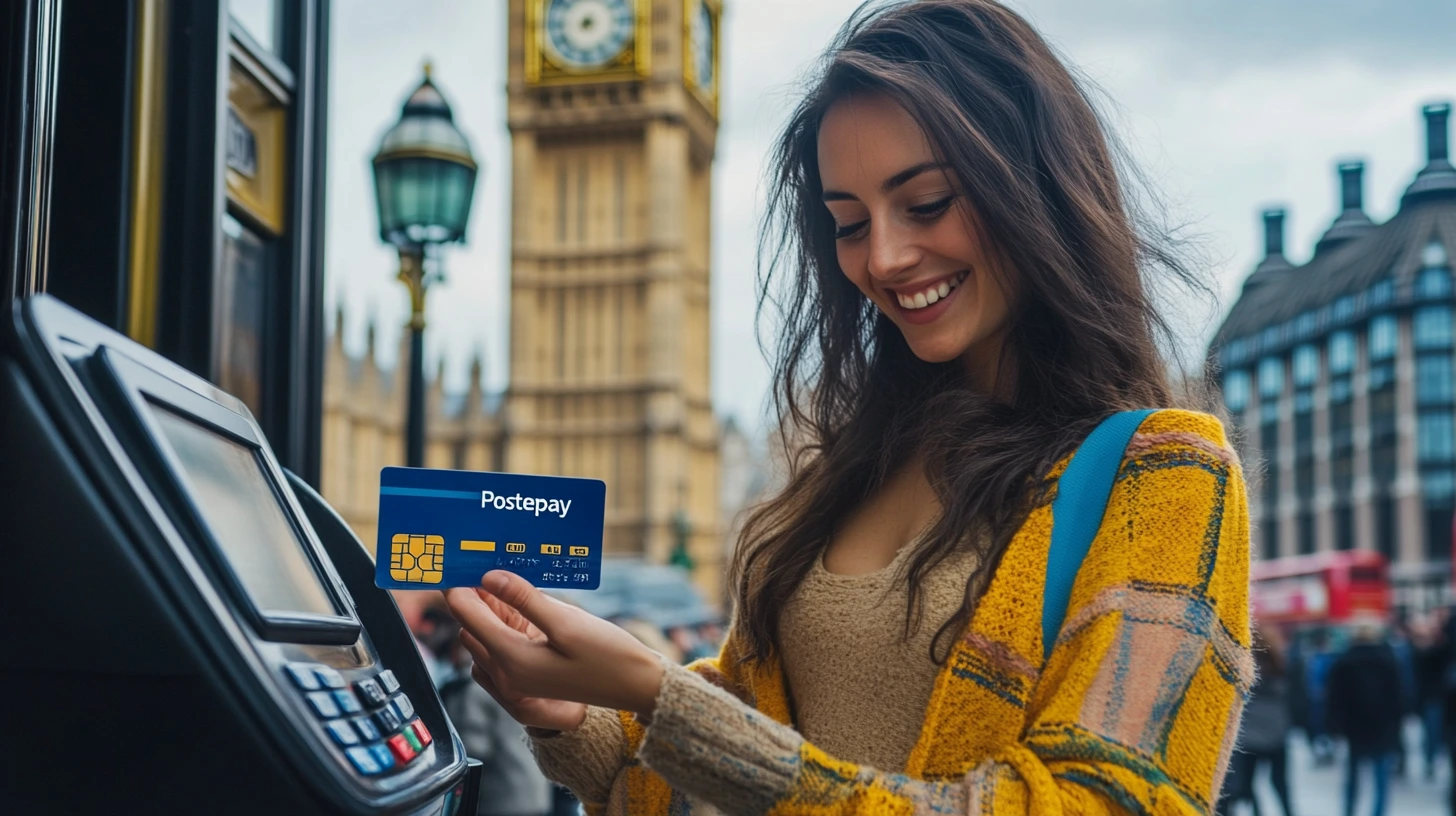 Turista che utilizza la Postepay all'estero