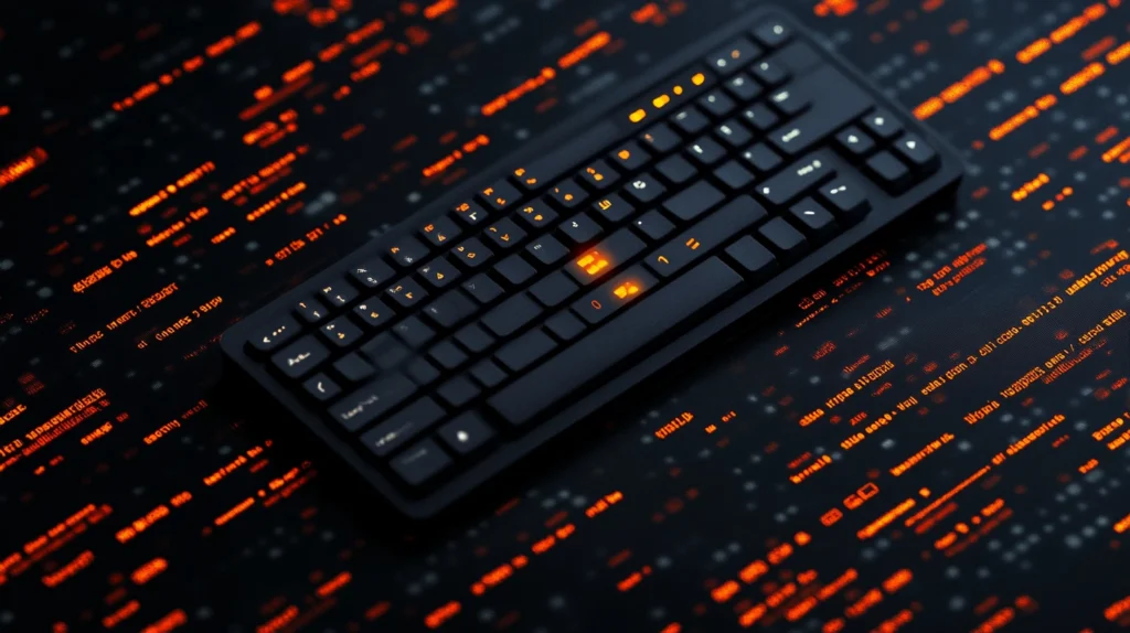 Keyboard with Markdown logo