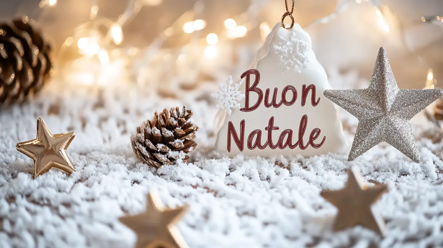 buon natale innevato