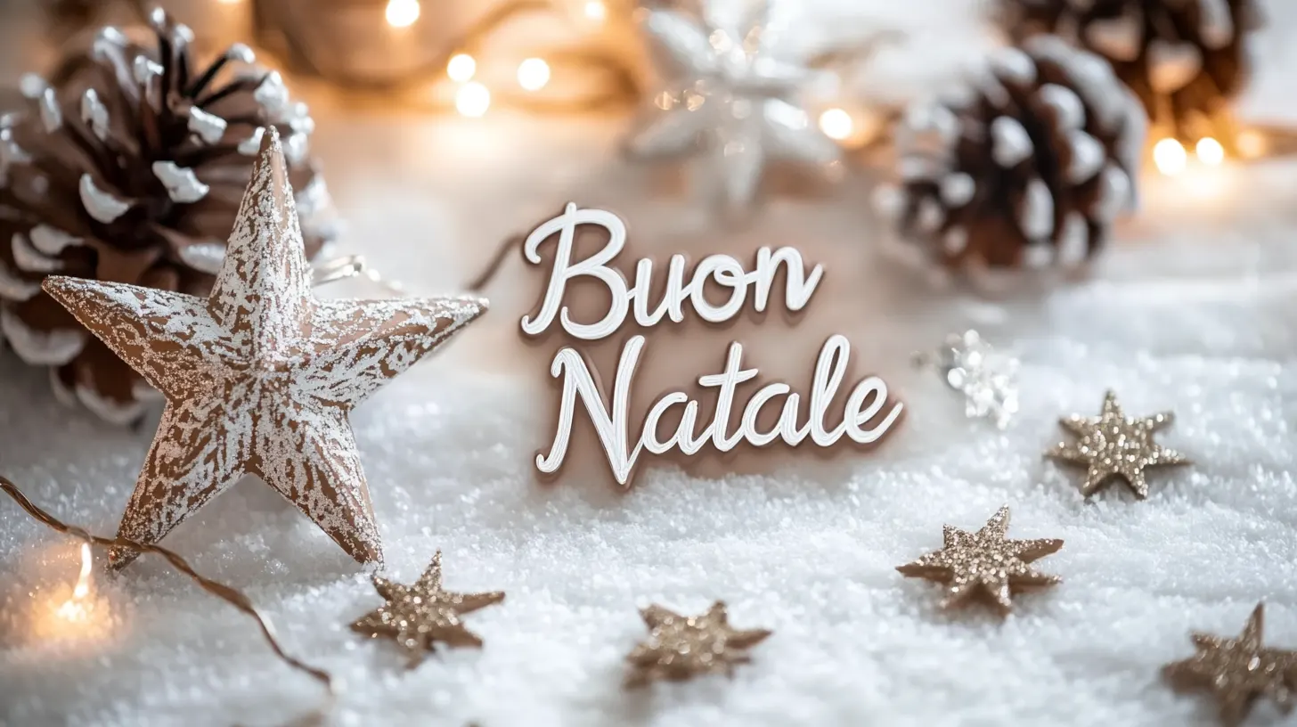 buon natale stelle di natale