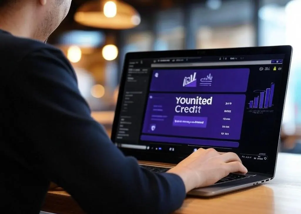 Persona che richiede un prestito online con Younited Credit