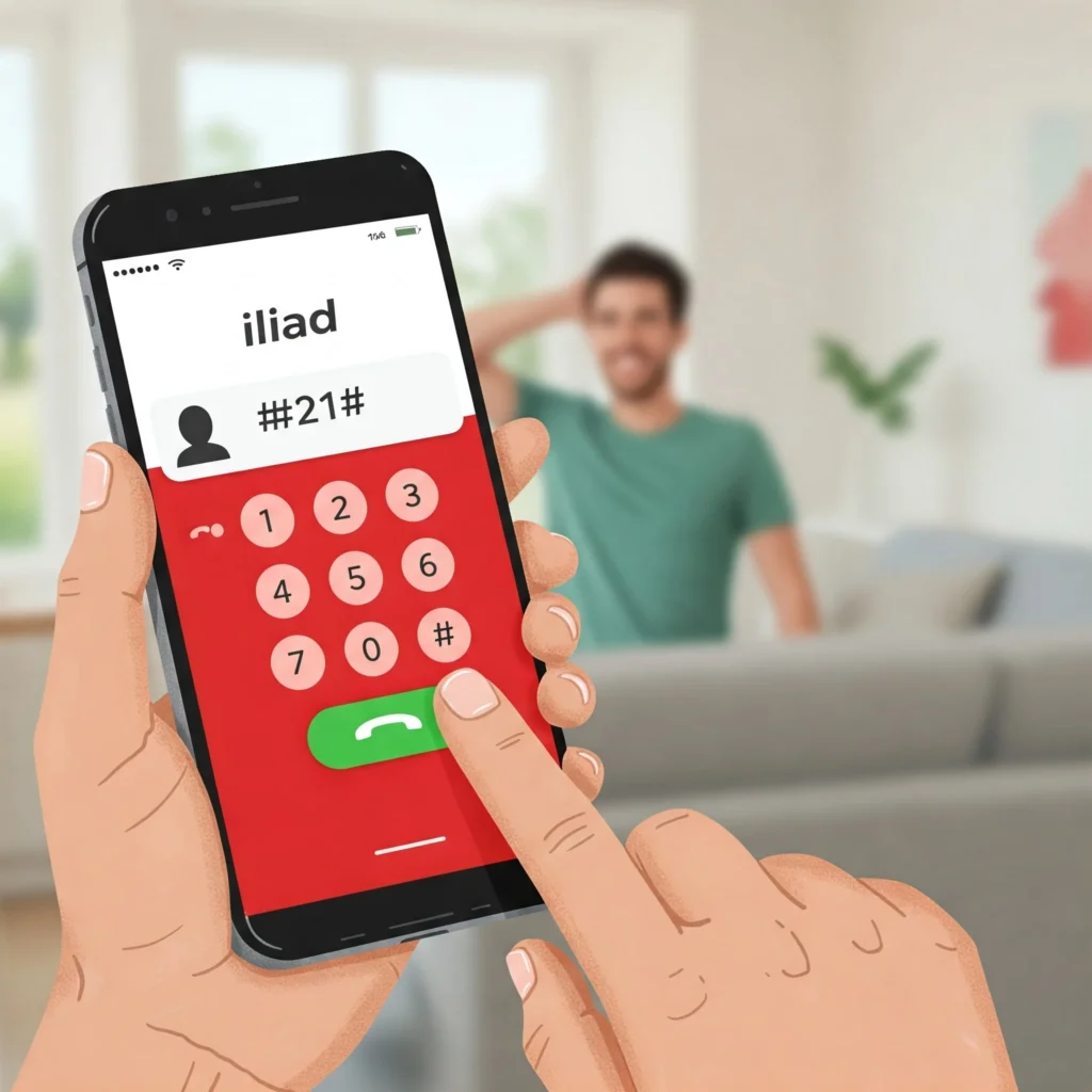 Come Disattivare Segreteria Iliad: La Guida Definitiva Come disattivare la segreteria Iliad: codice USSD ##21# sullo schermo dello smartphone