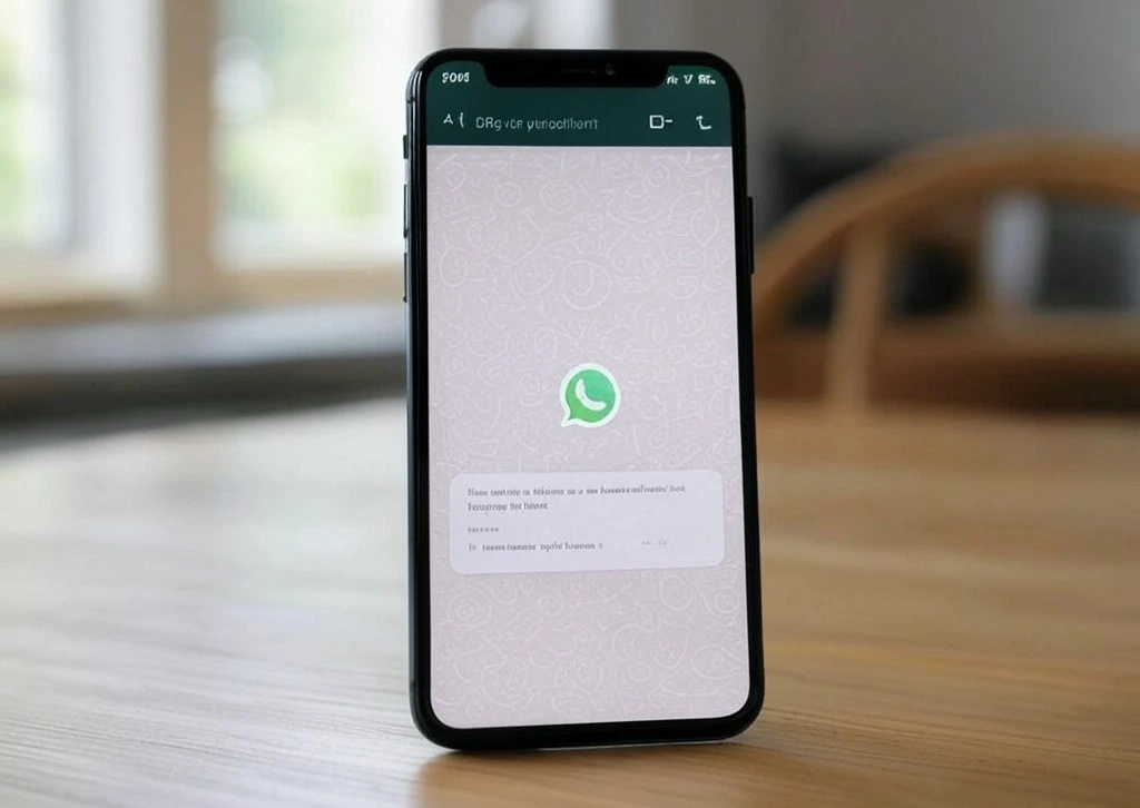 Esempio di come scrivere testo monospaziato su WhatsApp