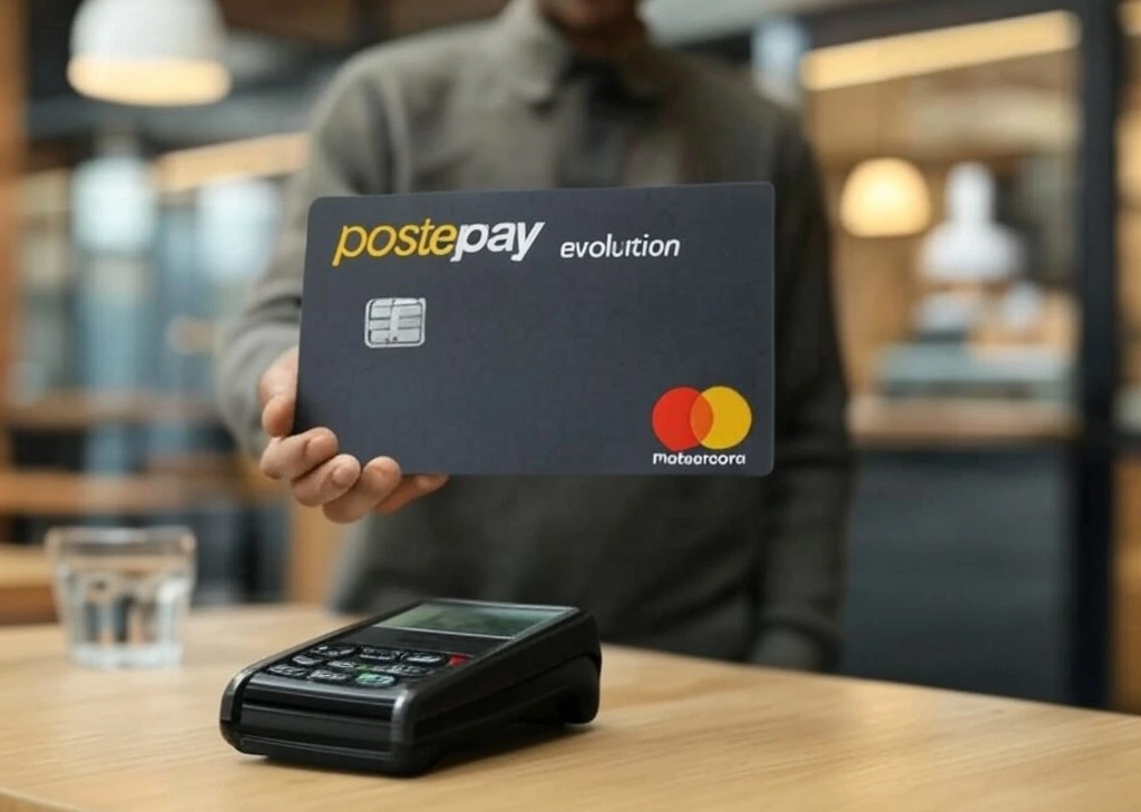 Carta Postepay Evolution per pagamenti sicuri e contactless.