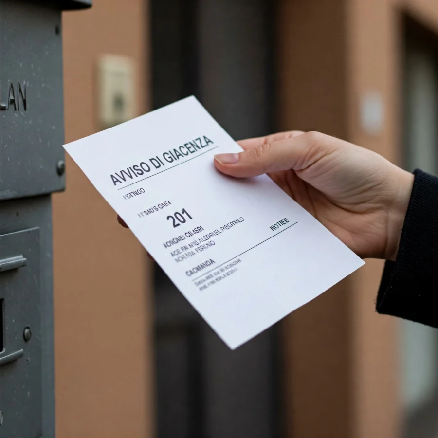 Codice Raccomandata 201: informati su questo Avviso di Giacenza