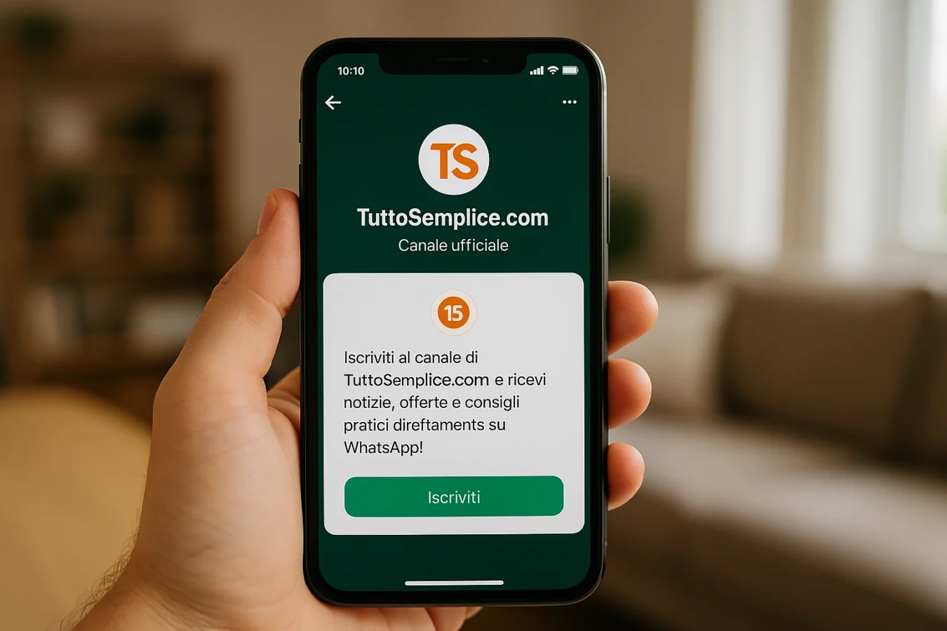 TuttoSemplice su WhatsApp: Notizie al Volo!