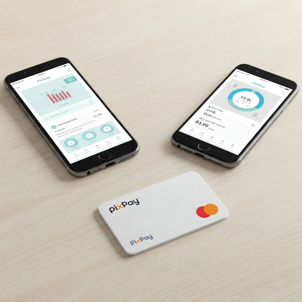 Pixpay Prepaid-Karte mit App für Eltern und Kinder