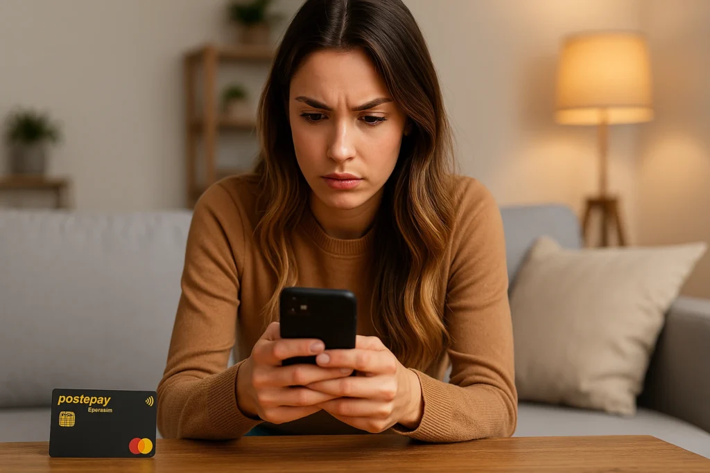 Donna preoccupata blocca la Postepay Evolution rubata tramite lo smartphone