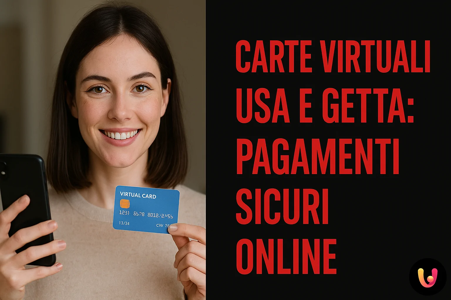 Pagamenti online sicuri con carte virtuali usa e getta Carta virtuale usa e getta per pagamenti online sicuri