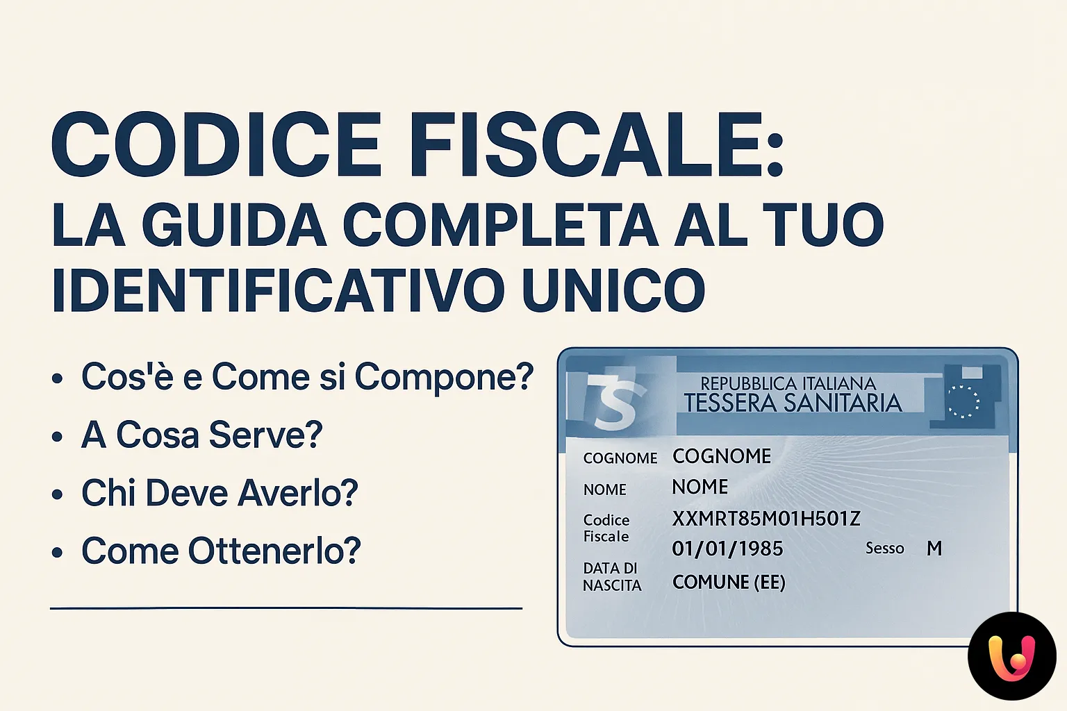 Codice Fiscale: guida completa 2025 Codice Fiscale: guida completa al tuo identificativo unico nel 2025