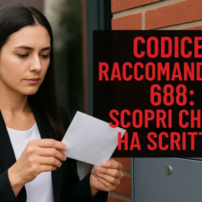 Codice Raccomandata 688: Guida per Identificare il Mittente e il Contenuto
