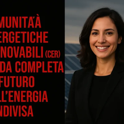 Comunità Energetiche Rinnovabili (CER): Ecco l’Energia Condivisa