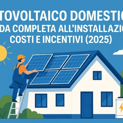 Fotovoltaico Domestico: Guida Completa all’Installazione, Costi e Incentivi (2025 e Oltre)