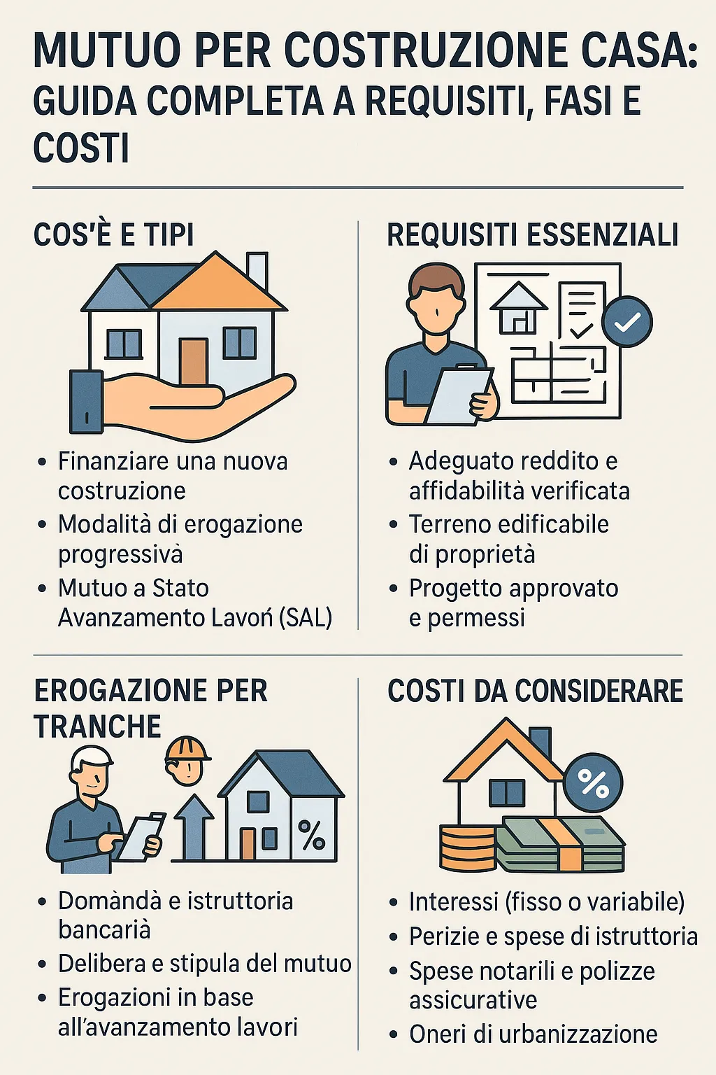 infografica mutuo costruzione casa