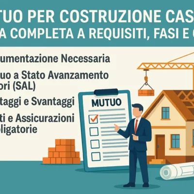 Mutuo per Costruzione Casa: Guida a Requisiti, Fasi e Costi