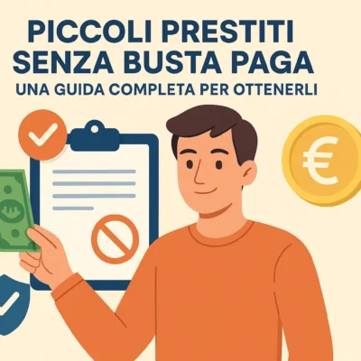 Piccoli Prestiti Senza Busta Paga: Guida per Ottenerli