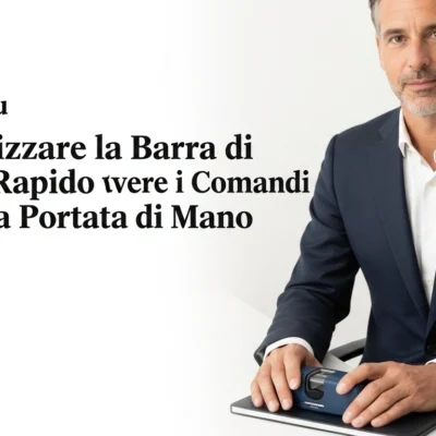 Barra Accesso Rapido Outlook: Guida ai Comandi Veloci