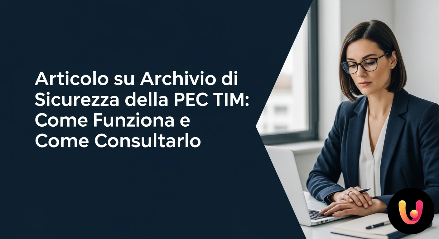 Archivio di Sicurezza PEC TIM: Guida alla consultazione sicura. Un documento digitale pec archiviato in modo sicuro in un caveau virtuale protetto da un lucchetto.