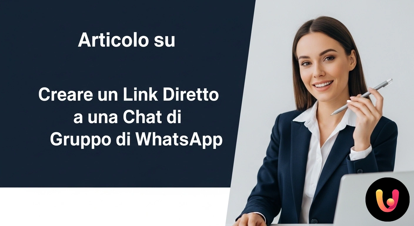 Guida rapida per generare link diretti ai gruppi WhatsApp. Schermata di uno smartphone che mostra la funzione 'invita tramite link' all'interno delle impostazioni di un gruppo whatsapp