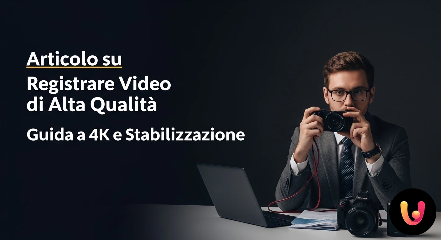Guida alla Registrazione Video 4K: Tecniche di Stabilizzazione Videocamera mirrorless su stabilizzatore gimbal per riprese video fluide e professionali in 4k.