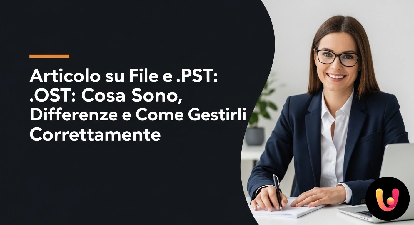 File PST vs OST: Scopri le differenze chiave e gestisci la tua posta Schema del flusso dati: file pst salvato localmente su un computer e file ost sincronizzato con il server di posta elettronic