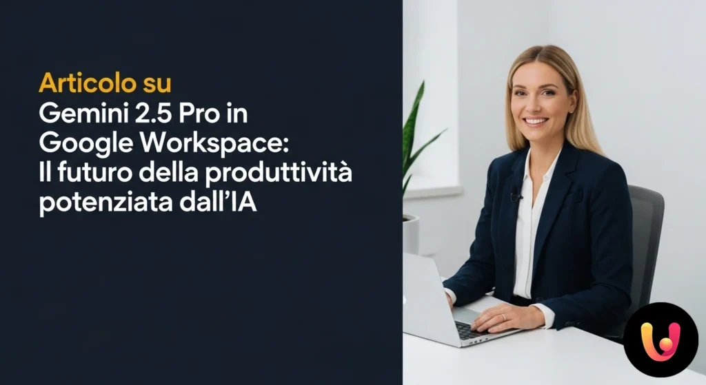 Interfaccia utente di un'applicazione google workspace con l'assistente ai gemini che suggerisce contenuti in tempo reale.