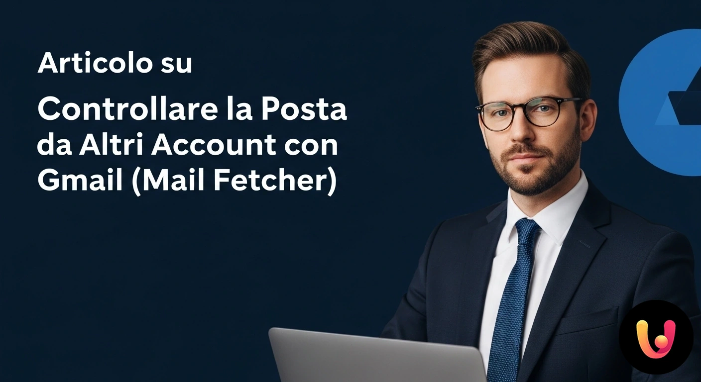 Unifica le tue caselle email: collega altri account di posta a Gmail. Interfaccia delle impostazioni di gmail, scheda 'account e importazione', con l'opzione 'aggiungi un account di posta' eviden