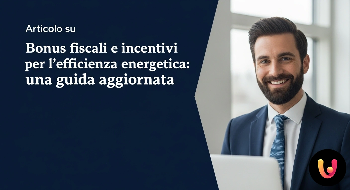 Bonus Efficienza Energetica: Guida agli Incentivi Fiscali per la Casa Mano che inserisce una moneta in un salvadanaio a forma di casa, con pannelli solari e una lampadina a basso consumo sullo sf
