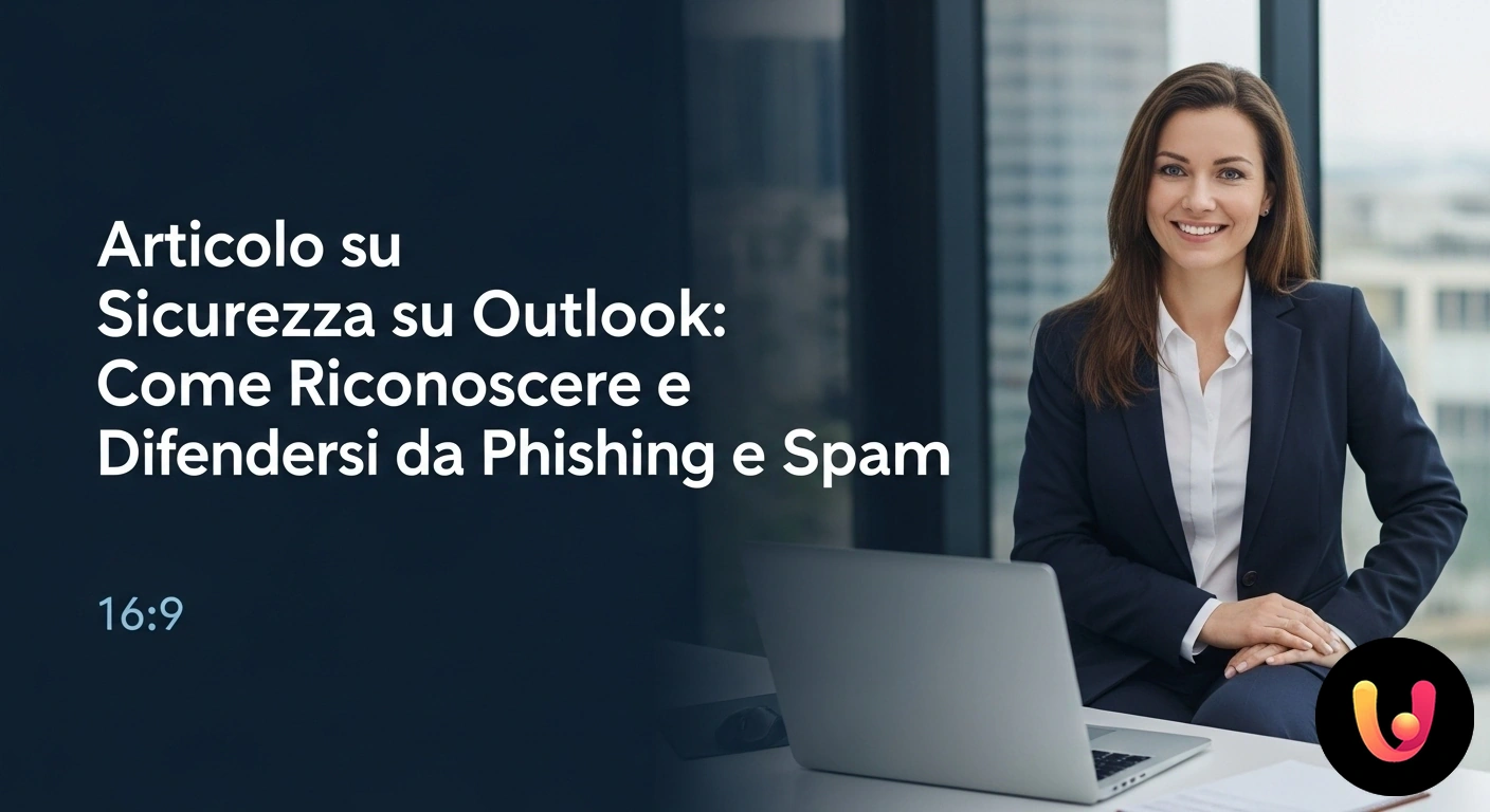 Sicurezza Outlook: la guida per riconoscere e bloccare email di phishing e spam. Schermata di una casella di posta elettronica con un'email di phishing evidenziata in rosso, contrassegnata da un amo e un av