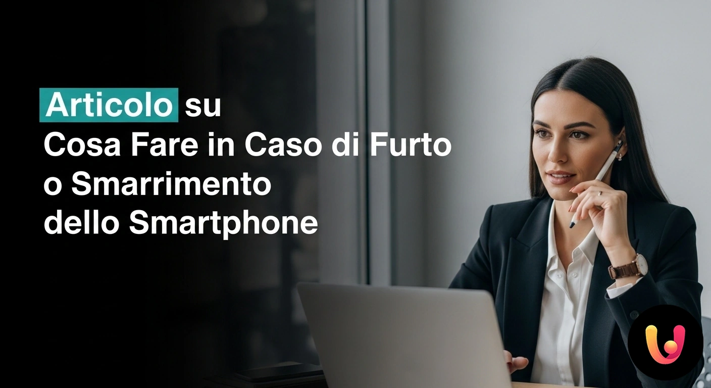 Cosa fare per bloccare un telefono rubato e proteggere i dati Smartphone con icona di un lucchetto sovrapposta, a simboleggiare il blocco di sicurezza del dispositivo da remoto.