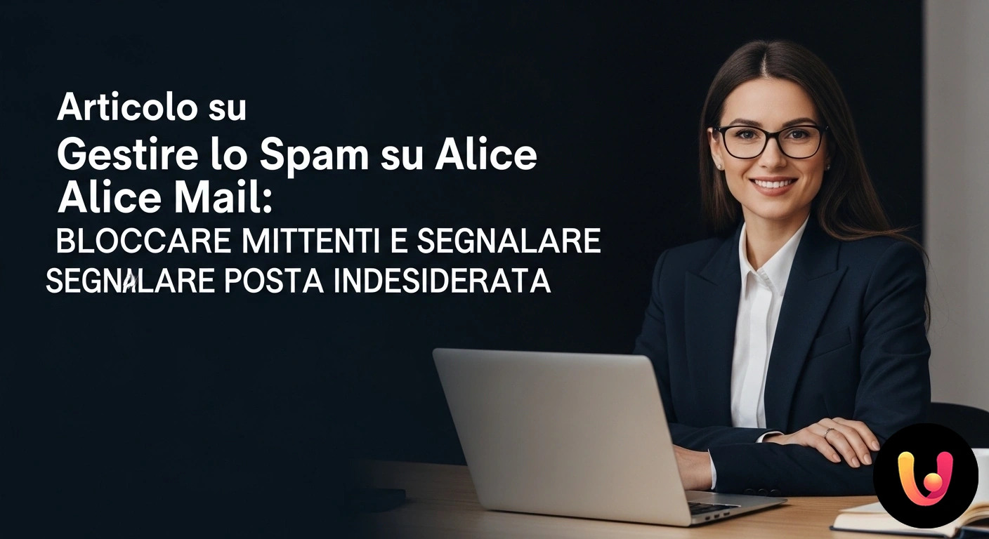 Come bloccare lo spam su Alice Mail: guida definitiva. Interfaccia di alice mail con un'email indesiderata selezionata e il cursore posizionato sull'opzione per bloccare il mittent