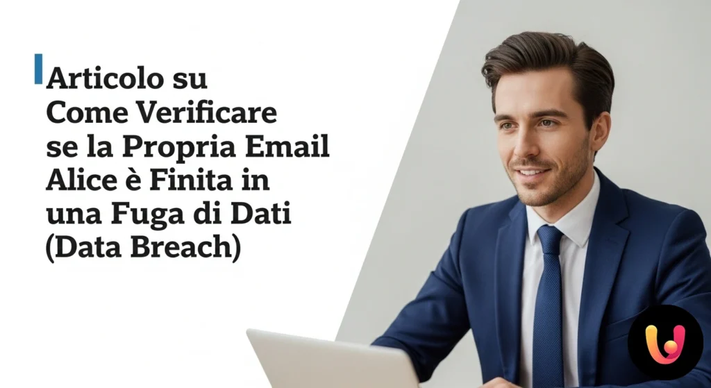 Pantalla de inicio de sesión de email con un símbolo de alerta rojo para representar una violación de la seguridad de los datos.