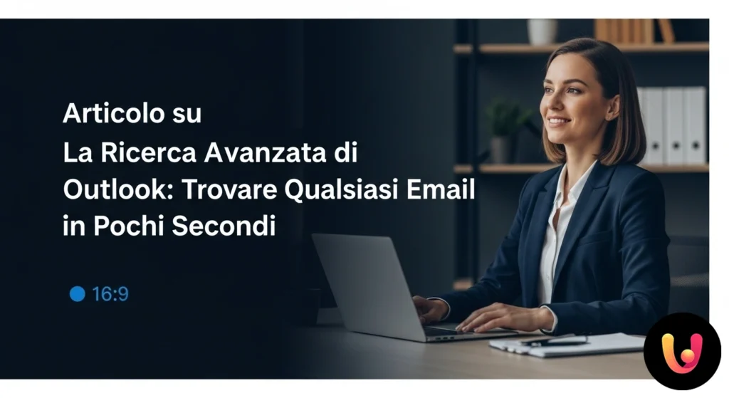 Interfața Outlook cu funcția de căutare avansată activă care arată rezultatele filtrate ale unei căsuțe de email.