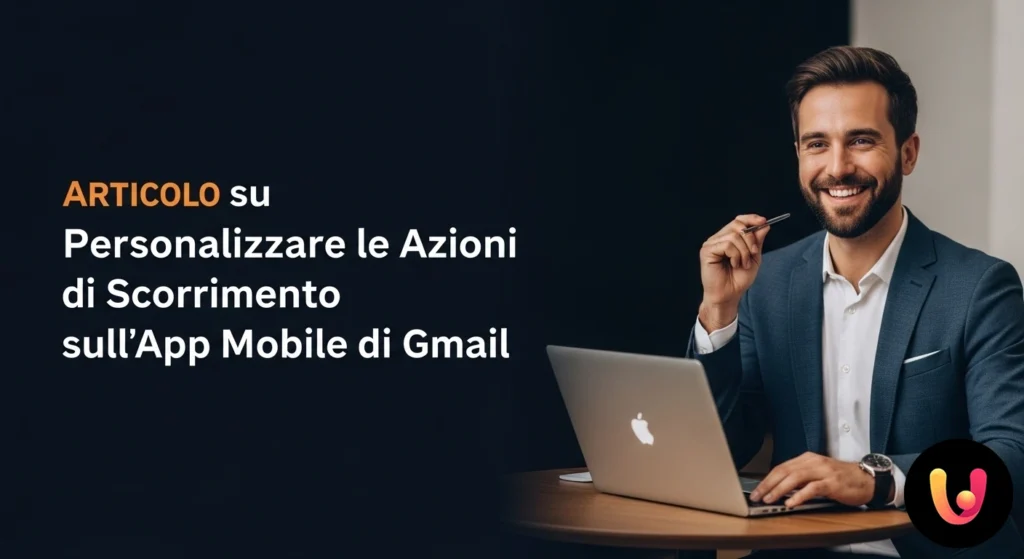 Gmail app 'swipe actions' settings screen showing options to customize right gestures