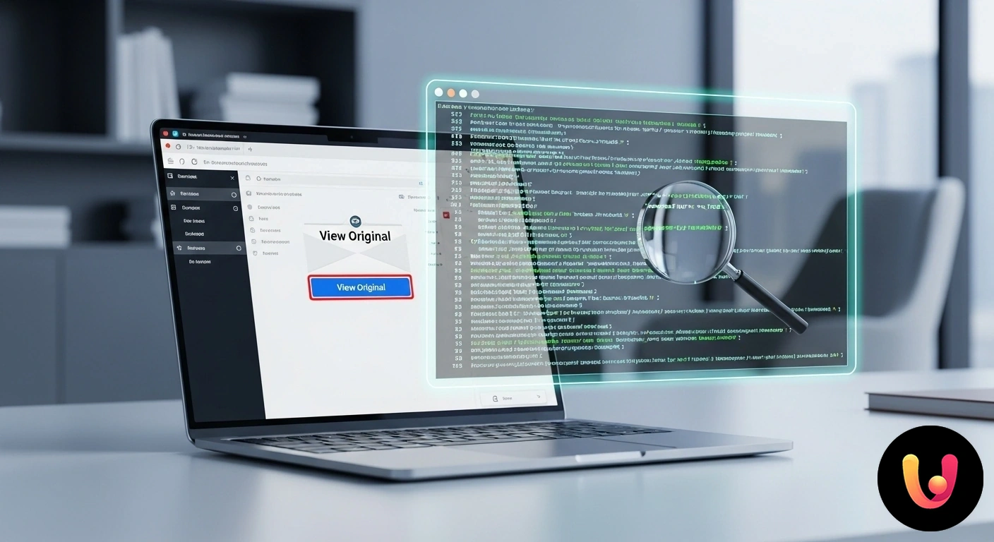 Analisi Tecnica Email: Guida alla Funzione 'Visualizza Originale' Codice sorgente di un'email con sezioni di intestazione e autenticazione evidenziate per l'analisi tecnica del messaggio.