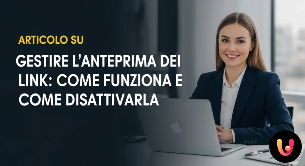 Schema grafico che illustra la trasformazione di un url in una scheda di anteprima con immagine, titolo e descrizione.