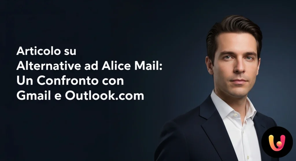 Logótipos dos serviços de email alice mail, gmail e outlook visualizados lado a lado para uma comparação.