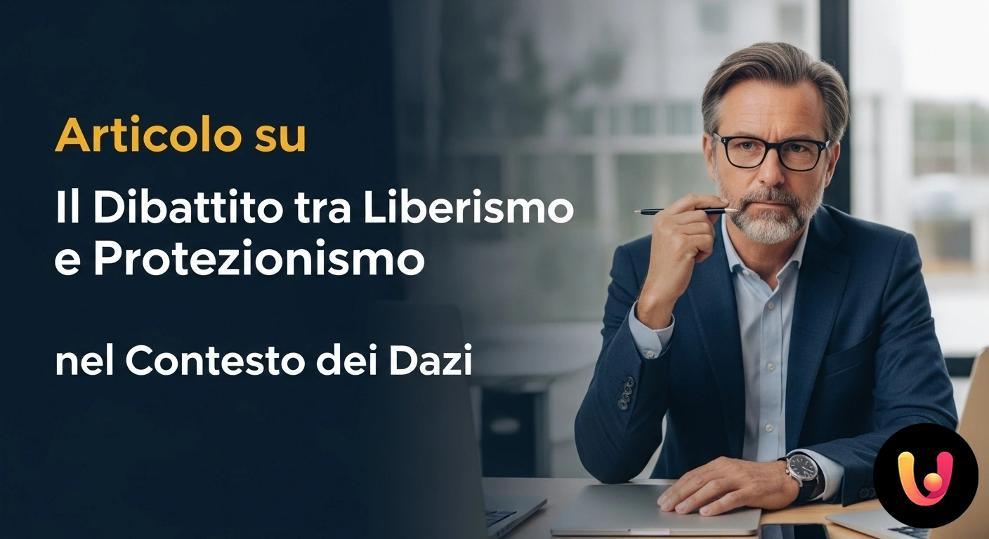Dazi Doganali: Il Conflitto tra Liberismo e Protezionismo Container merci bloccato da una barriera doganale che rappresenta l'imposizione di un dazio commerciale internazionale.