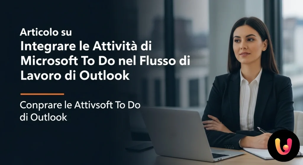 Interfaccia di outlook con il pannello di microsoft to do che mostra le attività sincronizzate dal client di posta.