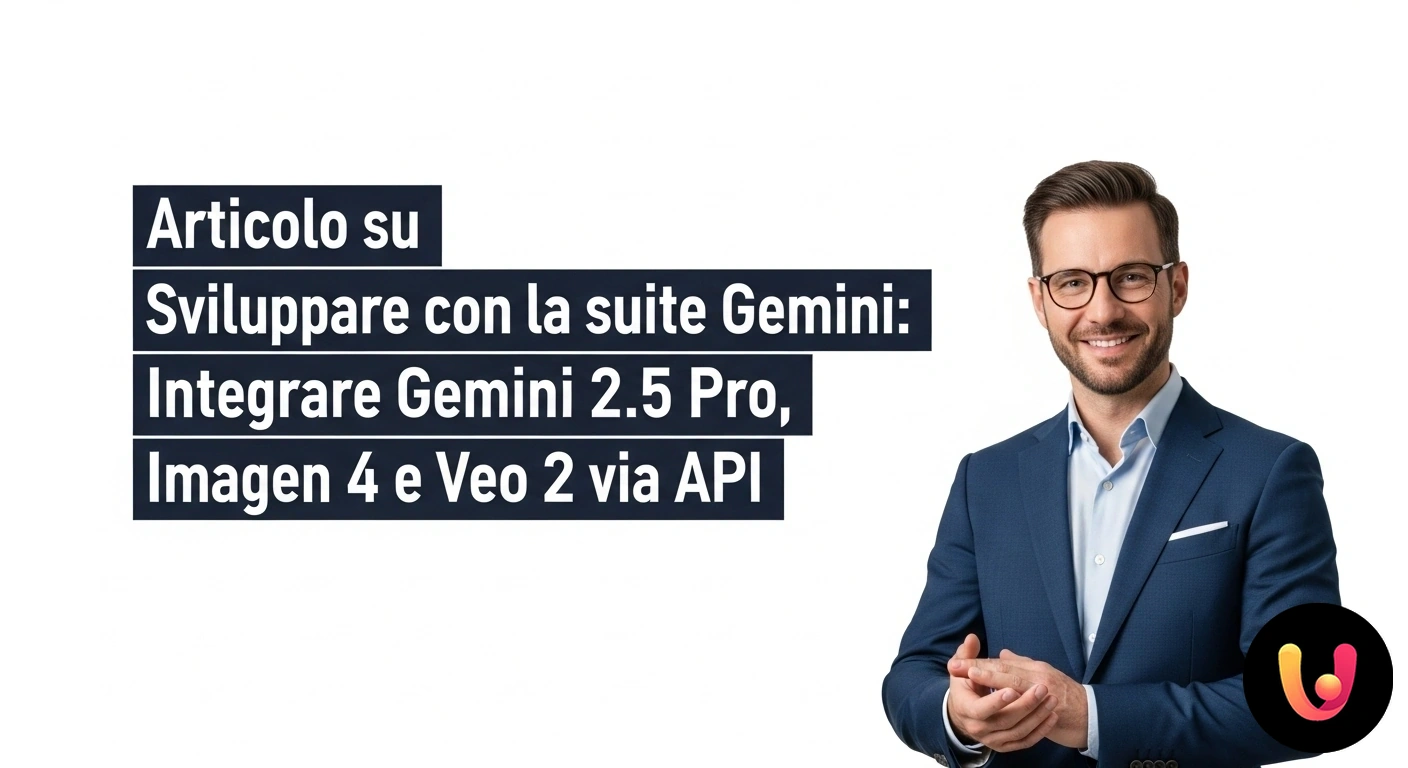Sviluppare con Gemini: Guida API a 2.5 Pro, Imagen 4 e Veo 2