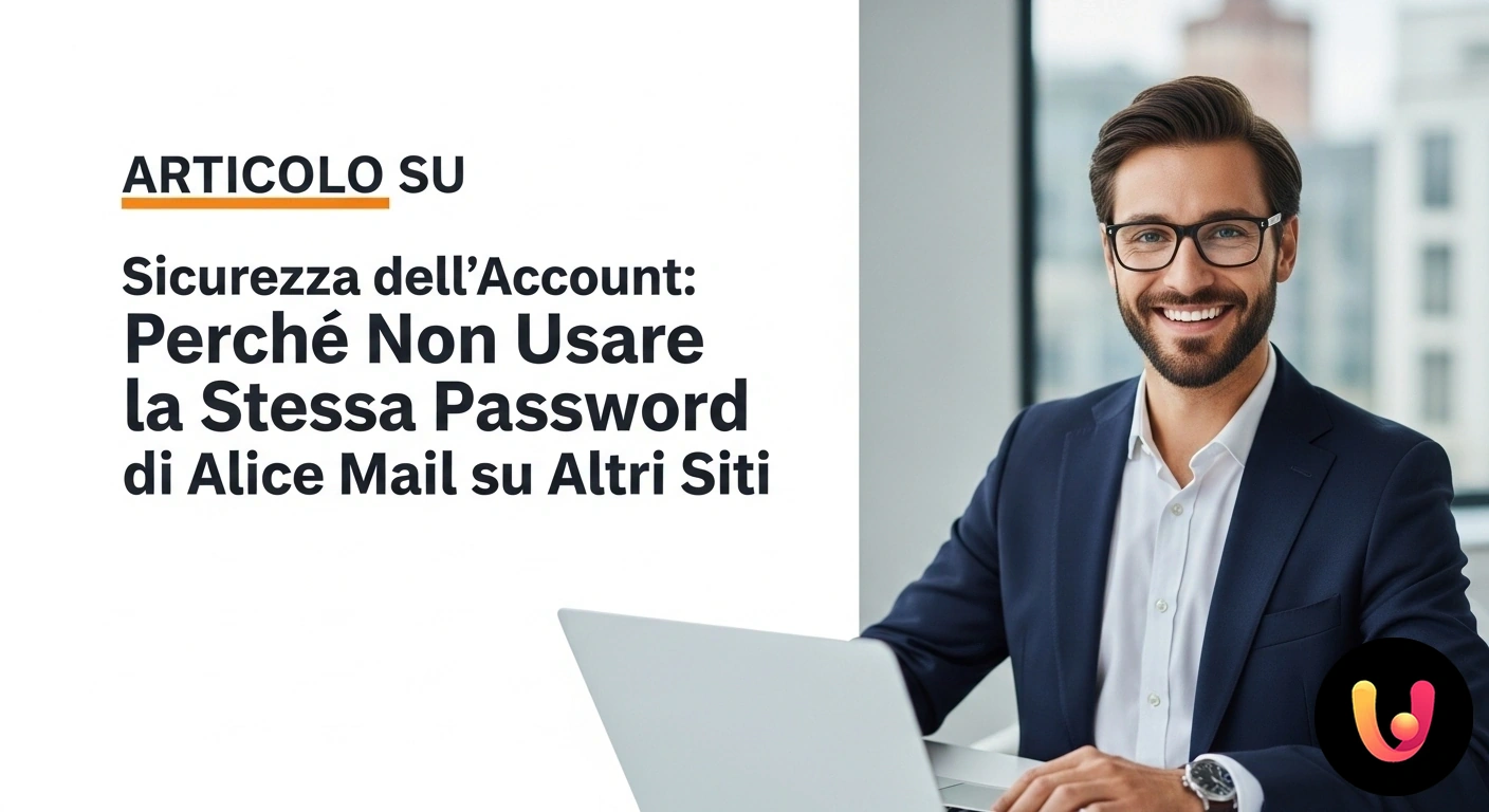 Sicurezza password Alice Mail: non riutilizzarla su altri siti Icona di un lucchetto con logo alice mail collegato da frecce rosse ad altre icone di servizi online, a simboleggiare il risc