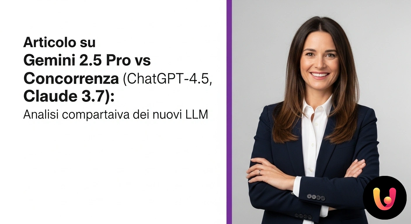 Gemini 2.5 Pro vs Concorrenza: Analisi visiva dei nuovi modelli LLM Grafico concettuale che confronta le architetture dei modelli ia gemini, chatgpt e claude attraverso nodi interconnessi.