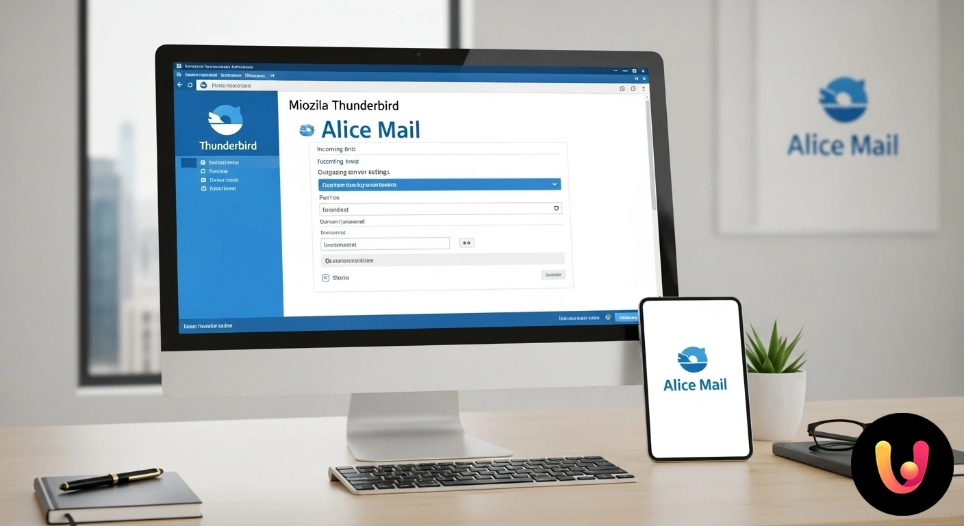 Guida completa alla configurazione di Alice Mail su Thunderbird Schermata del software mozilla thunderbird che mostra la finestra di configurazione per un nuovo account di posta elettronica