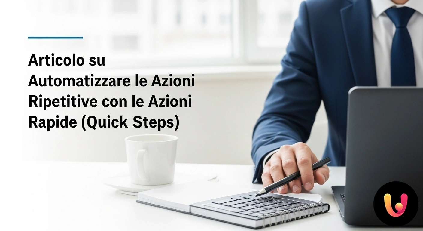 Automatizza le tue attività con le Azioni Rapide (Quick Steps) Interfaccia utente che mostra la creazione di una nuova azione rapida per spostare un'email in una cartella e segnarla come l
