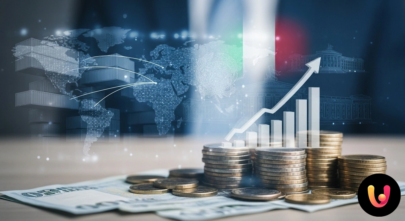 Dazi Doganali: Come Finanziano il Bilancio dello Stato Diagramma del flusso di entrate dai dazi doganali sulle merci importate che confluiscono nel bilancio finanziario dello stato