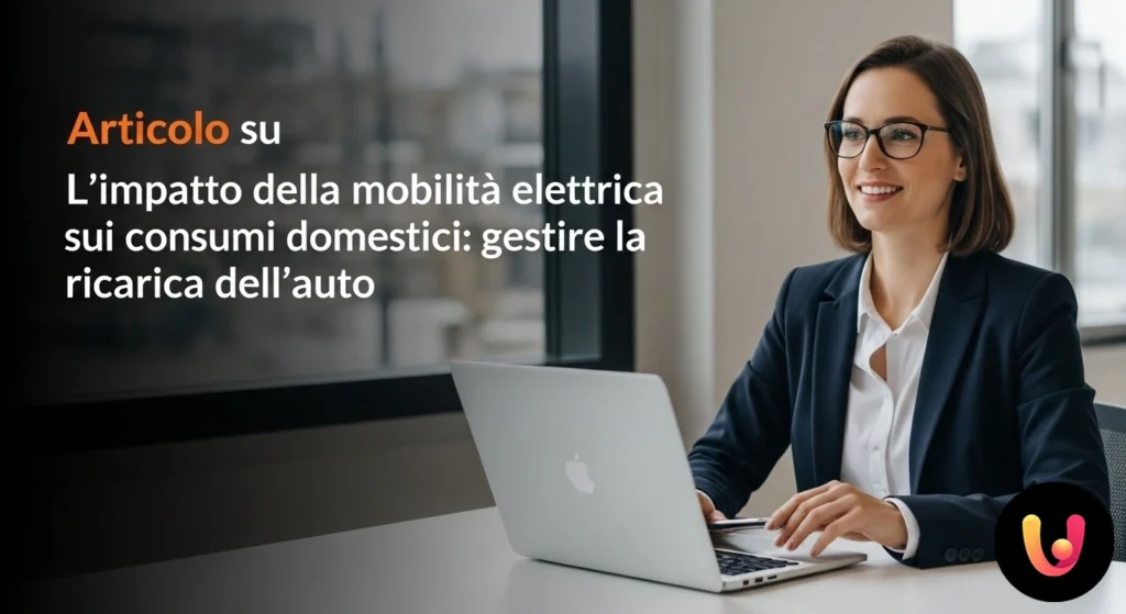 Auto elettrica moderna collegata tramite cavo a una stazione di ricarica a muro, installata nel garage di un'abitazione.