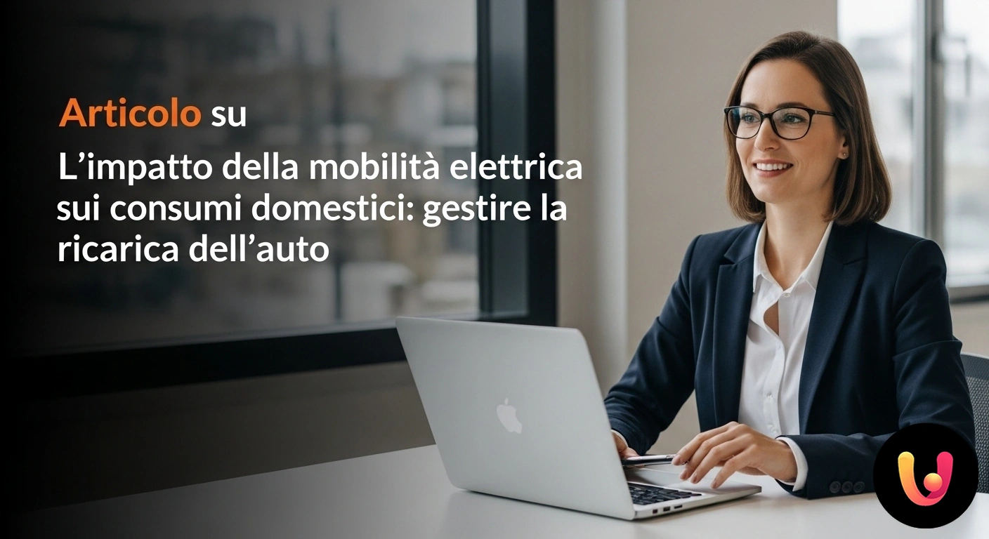 Mobilità elettrica e consumi: ottimizza la ricarica della tua auto a casa. Auto elettrica moderna collegata tramite cavo a una stazione di ricarica a muro, installata nel garage di un'abitazione.